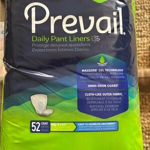 Prevail Daily Pant Liners (size small)